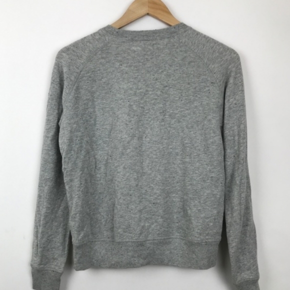Madewell Embroided Throwback Grey Sweatshirt S - Picture 4 of 4